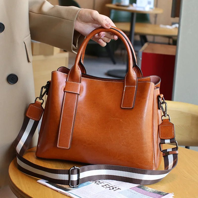 Sac Bandoulière en Cuir Femme Hobo "La Moderne" - Restaur Cuirs