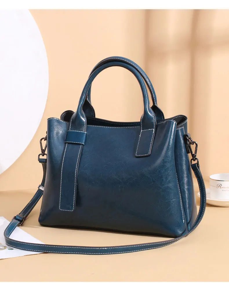 Sac Bandoulière en Cuir Femme Hobo "La Moderne" - Restaur Cuirs