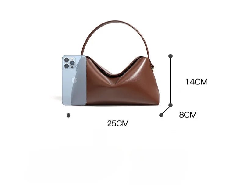 Sac Bandoulière en Cuir Femme Hobo "La Précieuse" - Restaur Cuirs