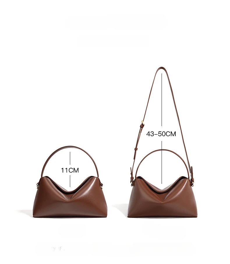 Sac Bandoulière en Cuir Femme Hobo "La Précieuse" - Restaur Cuirs