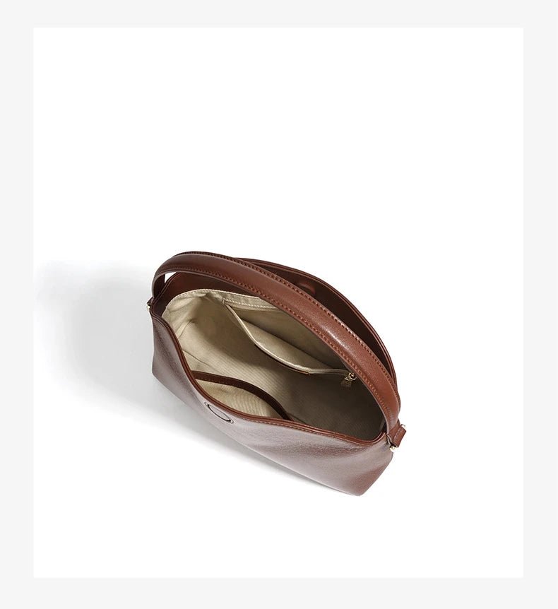 Sac Bandoulière en Cuir Femme Hobo "La Précieuse" - Restaur Cuirs