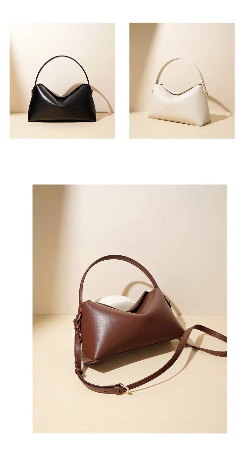 Sac Bandoulière en Cuir Femme Hobo "La Précieuse" - Restaur Cuirs