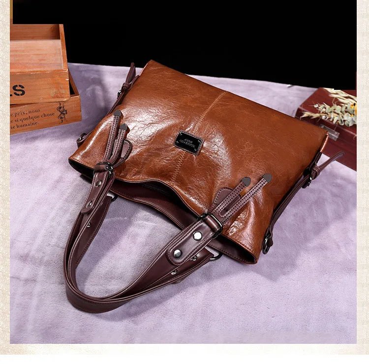 Sac Bandoulière en Cuir Femme Hobo "La Radieuse" - Restaur Cuirs