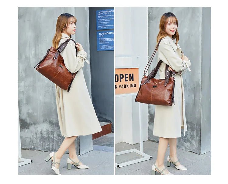 Sac Bandoulière en Cuir Femme Hobo "La Radieuse" - Restaur Cuirs