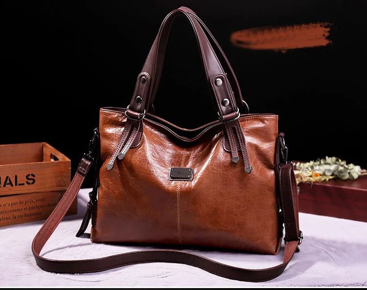 Sac Bandoulière en Cuir Femme Hobo "La Radieuse" - Restaur Cuirs