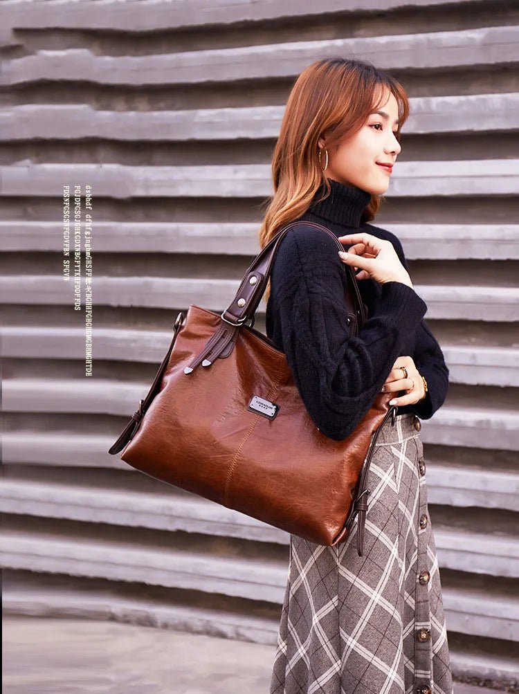 Sac Bandoulière en Cuir Femme Hobo "La Radieuse" - Restaur Cuirs