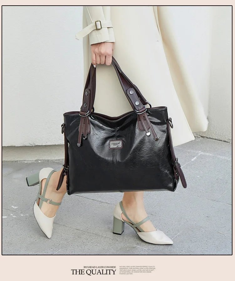 Sac Bandoulière en Cuir Femme Hobo "La Radieuse" - Restaur Cuirs