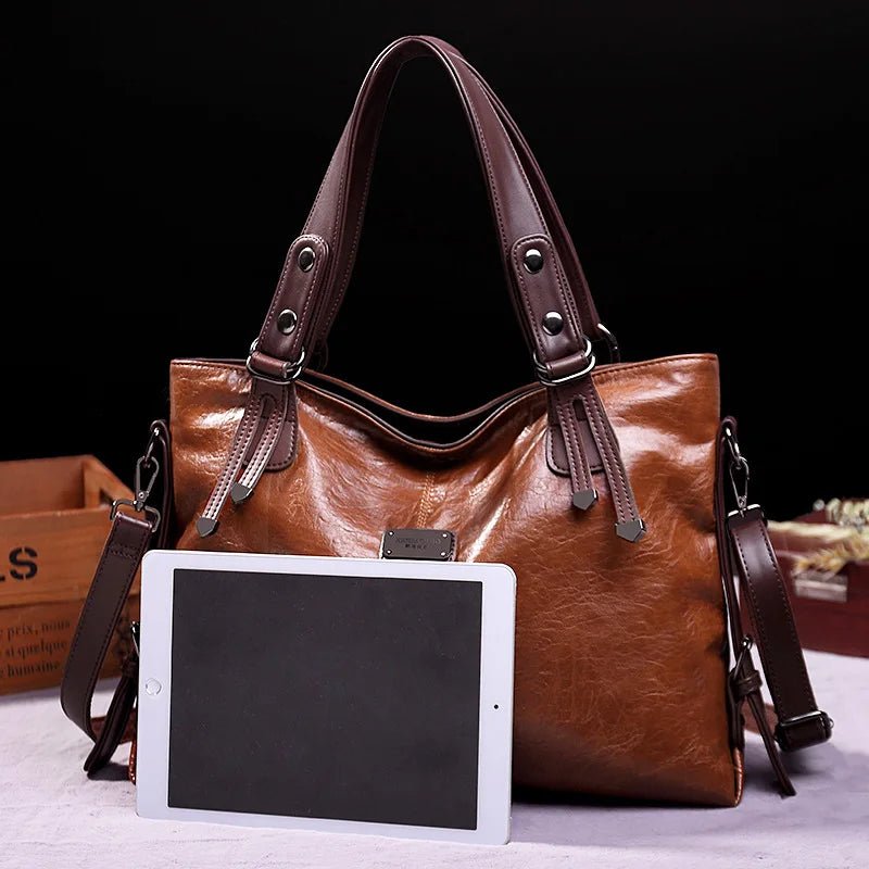 Sac Bandoulière en Cuir Femme Hobo "La Radieuse" - Restaur Cuirs