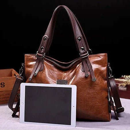 Sac Bandoulière en Cuir Femme Hobo "La Radieuse" - Restaur Cuirs