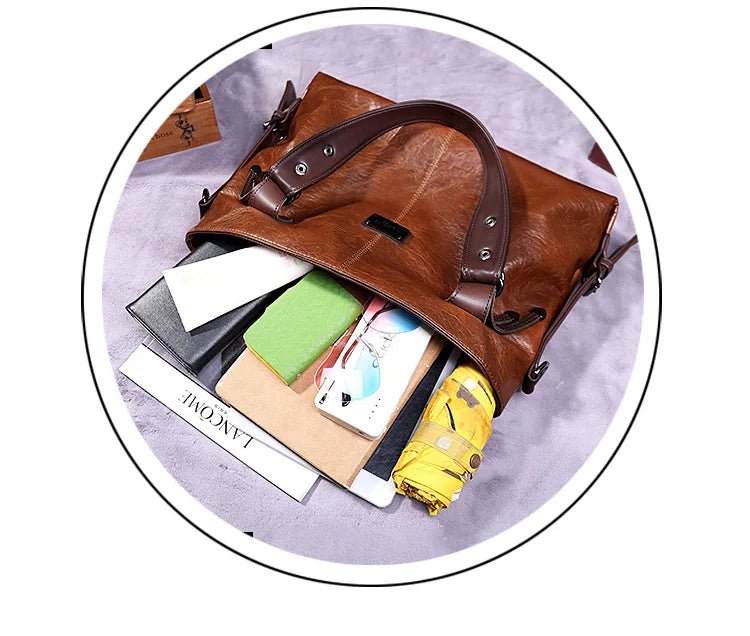Sac Bandoulière en Cuir Femme Hobo "La Radieuse" - Restaur Cuirs