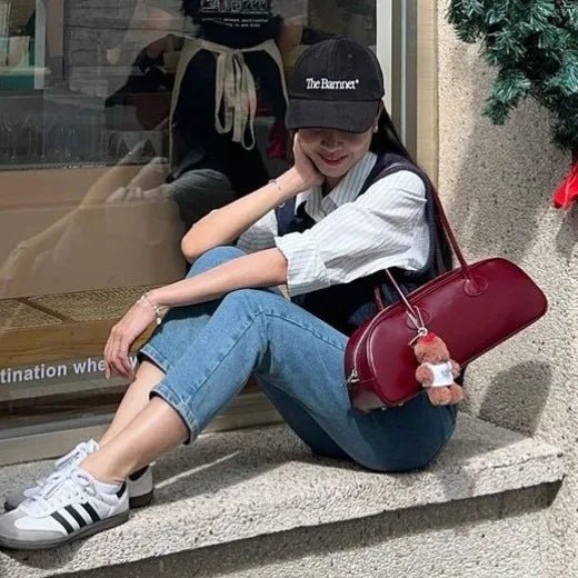 Sac Bandoulière en Cuir Femme Hobo "La Séduisante" - Restaur Cuirs