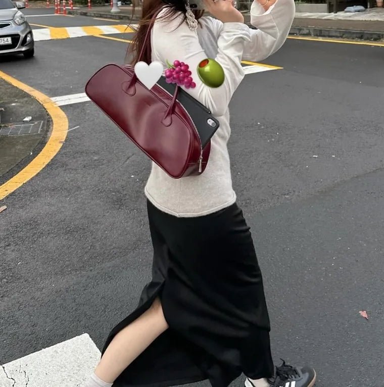 Sac Bandoulière en Cuir Femme Hobo "La Séduisante" - Restaur Cuirs