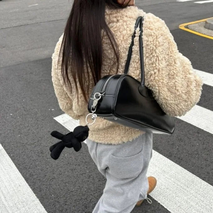 Sac Bandoulière en Cuir Femme Hobo "La Séduisante" - Restaur Cuirs