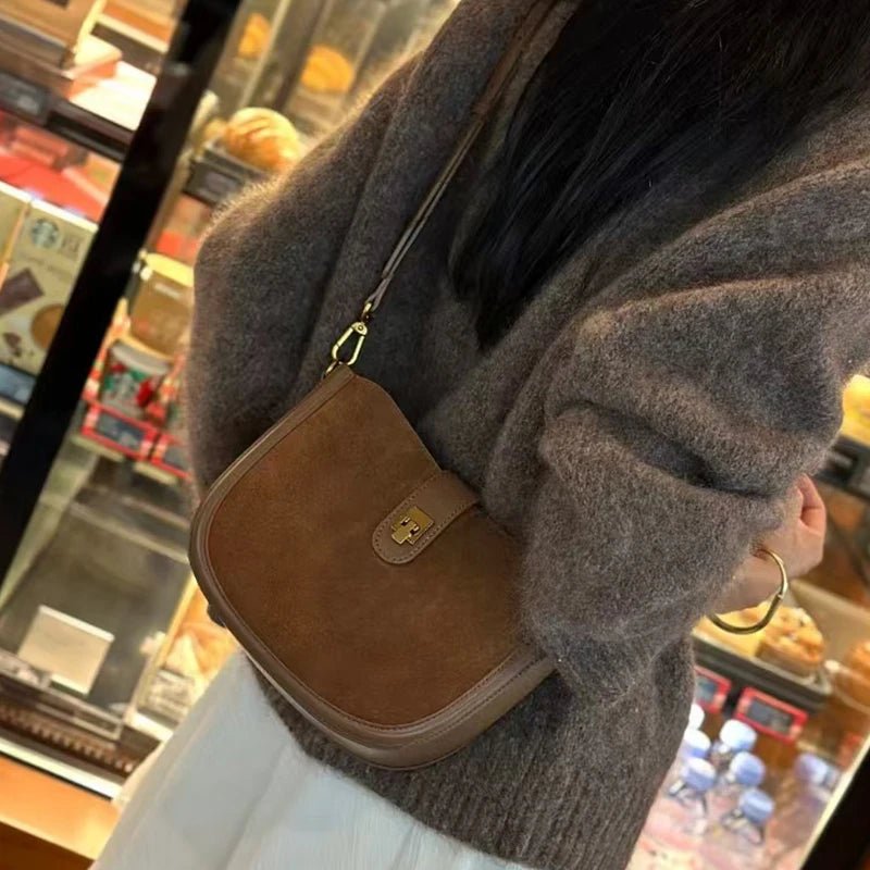 Sac Bandoulière en Cuir Femme Hobo "La Sélène" - Restaur Cuirs