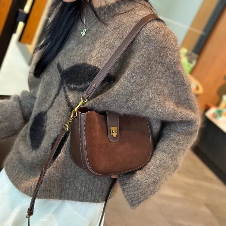 Sac Bandoulière en Cuir Femme Hobo "La Sélène" - Restaur Cuirs