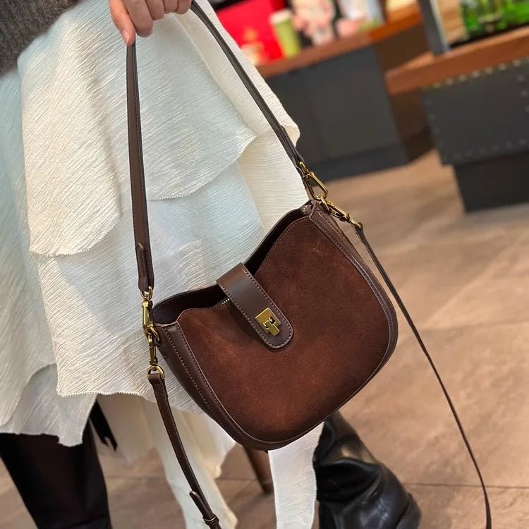 Sac Bandoulière en Cuir Femme Hobo "La Sélène" - Restaur Cuirs