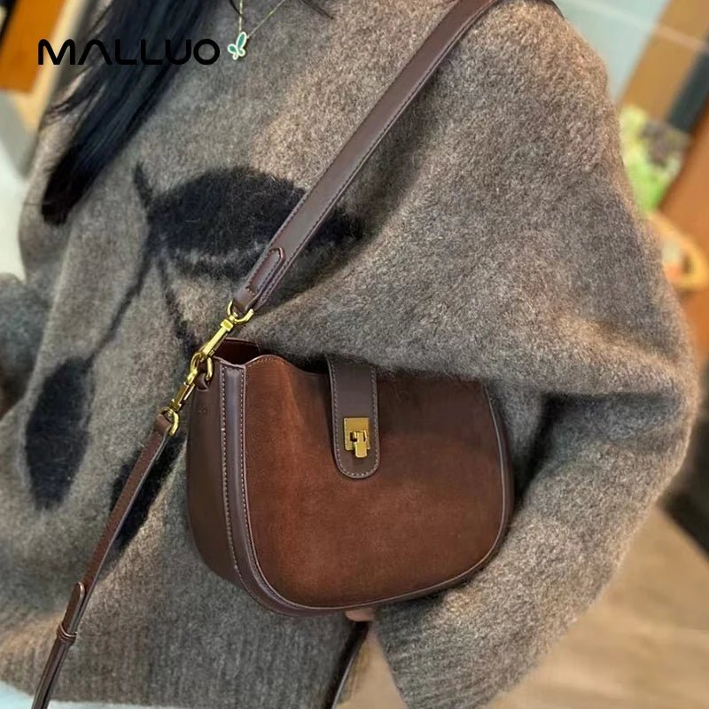 Sac Bandoulière en Cuir Femme Hobo "La Sélène" - Restaur Cuirs