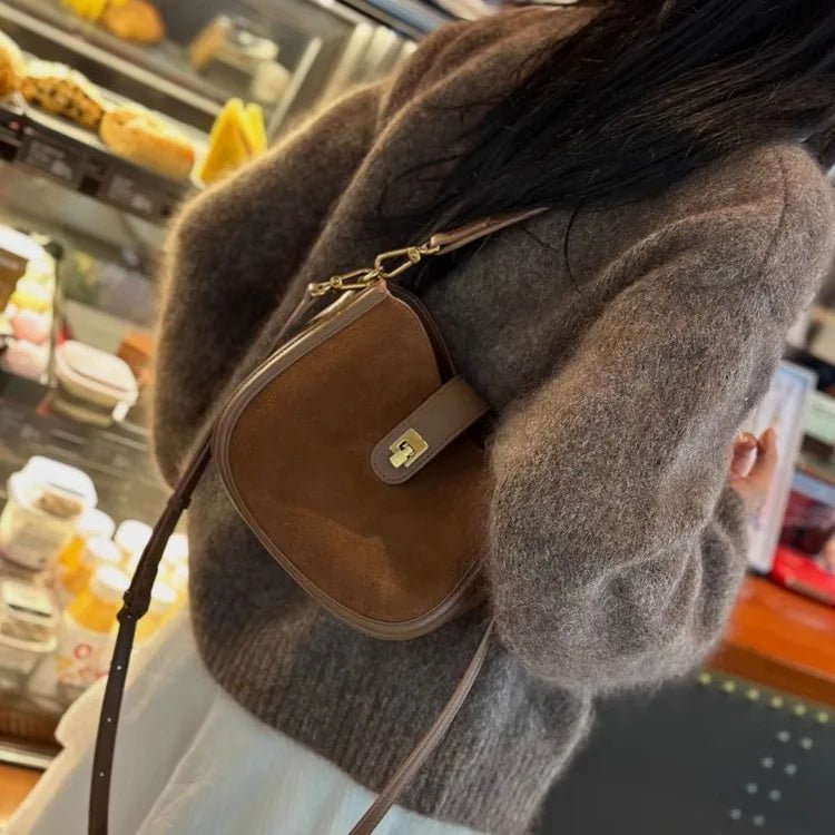 Sac Bandoulière en Cuir Femme Hobo "La Sélène" - Restaur Cuirs