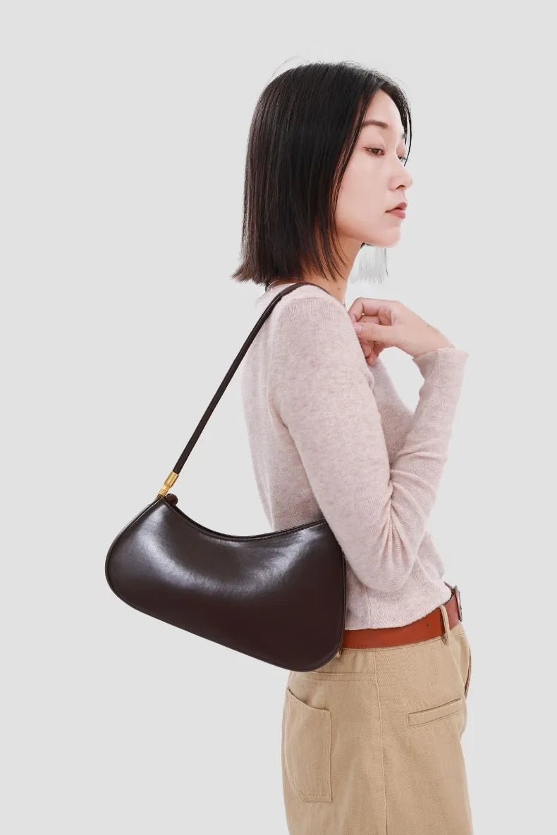 Sac Bandoulière en Cuir Femme Hobo "La Voyageuse" - Restaur Cuirs