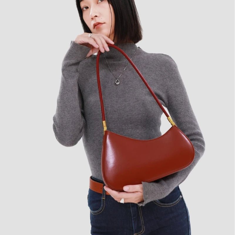 Sac Bandoulière en Cuir Femme Hobo "La Voyageuse" - Restaur Cuirs