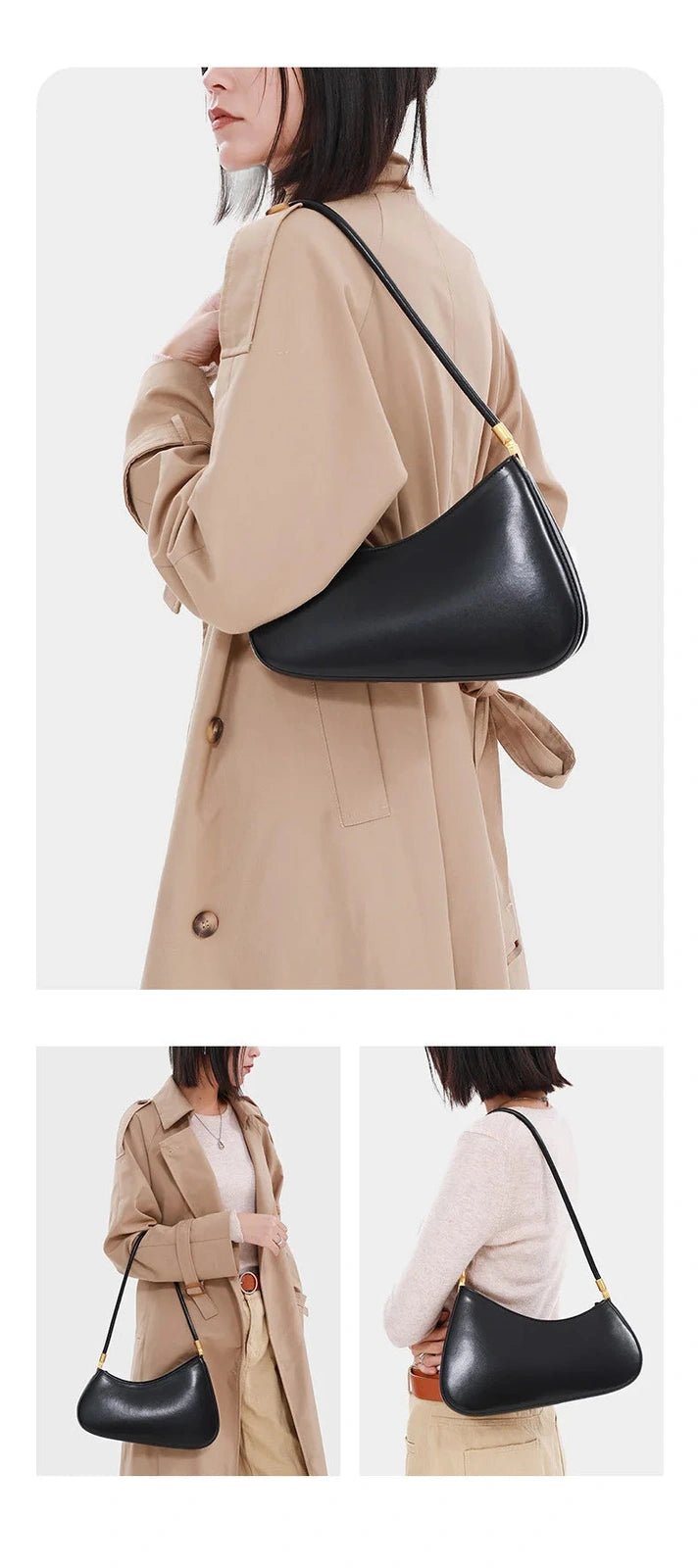 Sac Bandoulière en Cuir Femme Hobo "La Voyageuse" - Restaur Cuirs