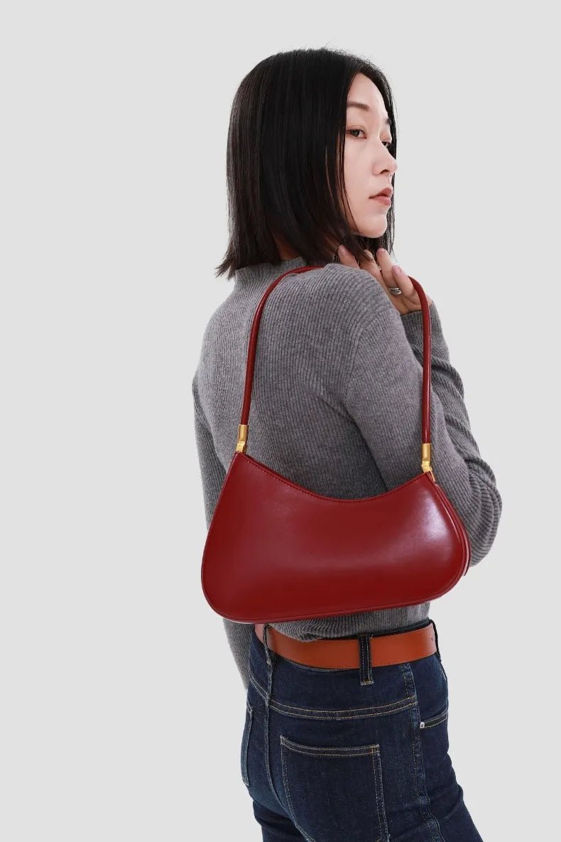 Sac Bandoulière en Cuir Femme Hobo "La Voyageuse" - Restaur Cuirs