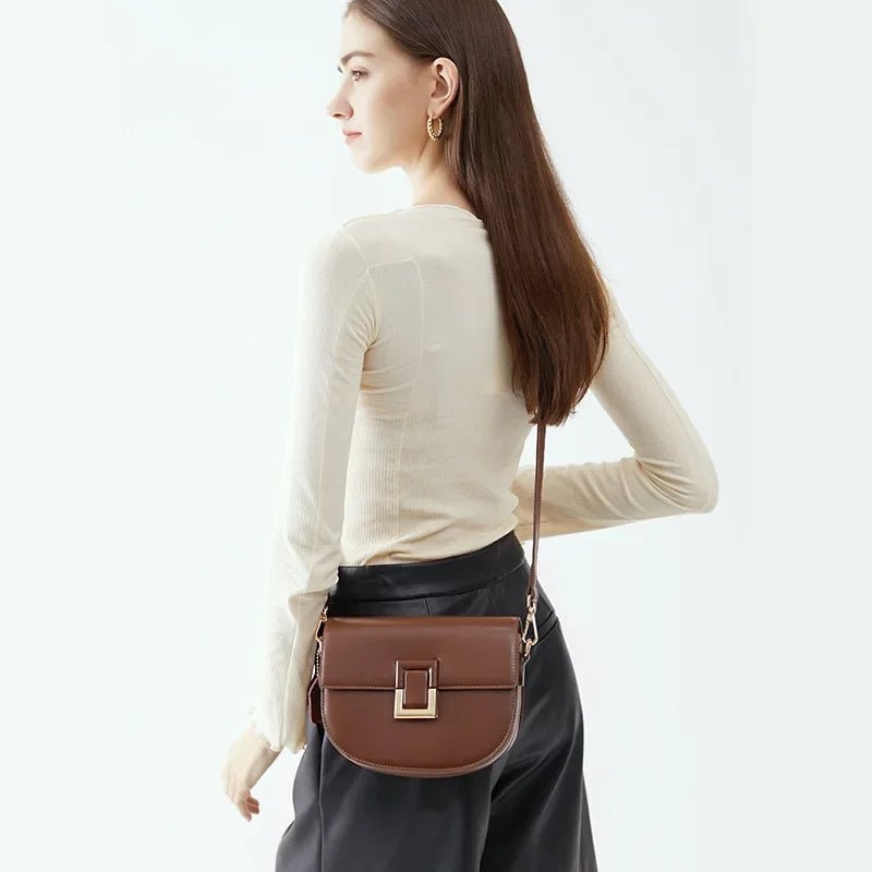 Sac Bandoulière en Cuir Femme "La Céleste" - Restaur Cuirs