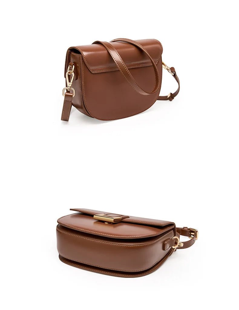 Sac Bandoulière en Cuir Femme "La Céleste" - Restaur Cuirs
