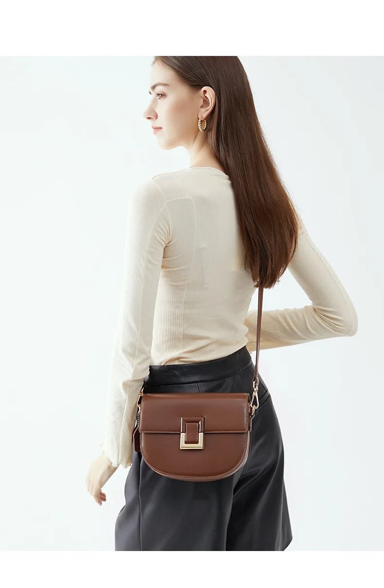 Sac Bandoulière en Cuir Femme "La Céleste" - Restaur Cuirs