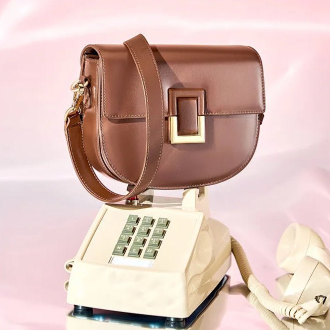 Sac Bandoulière en Cuir Femme "La Céleste" - Restaur Cuirs