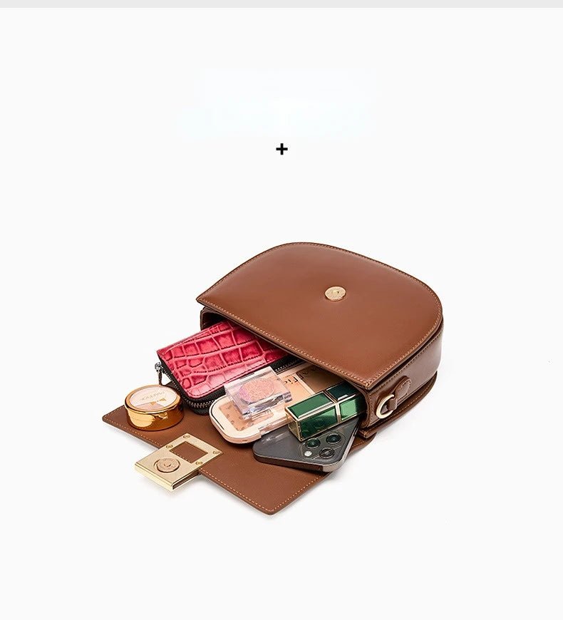 Sac Bandoulière en Cuir Femme "La Céleste" - Restaur Cuirs