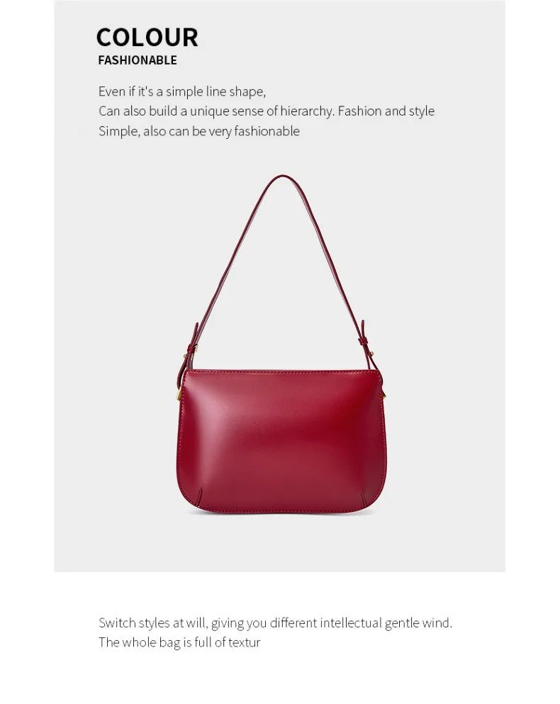 Sac Bandoulière en Cuir Femme "La Distinction" - Restaur Cuirs