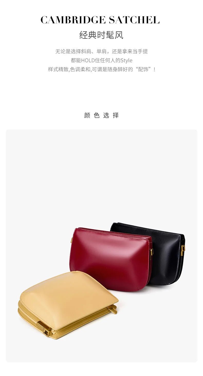 Sac Bandoulière en Cuir Femme "La Distinction" - Restaur Cuirs