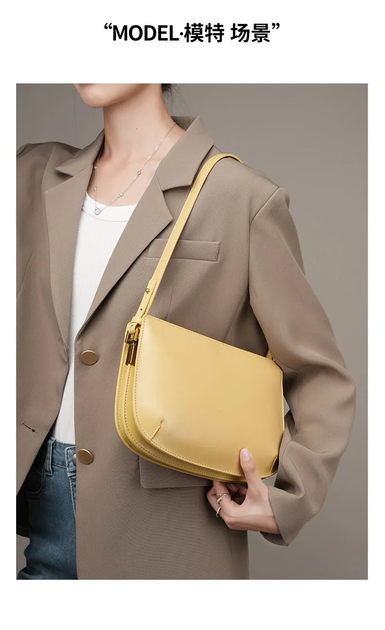 Sac Bandoulière en Cuir Femme "La Distinction" - Restaur Cuirs