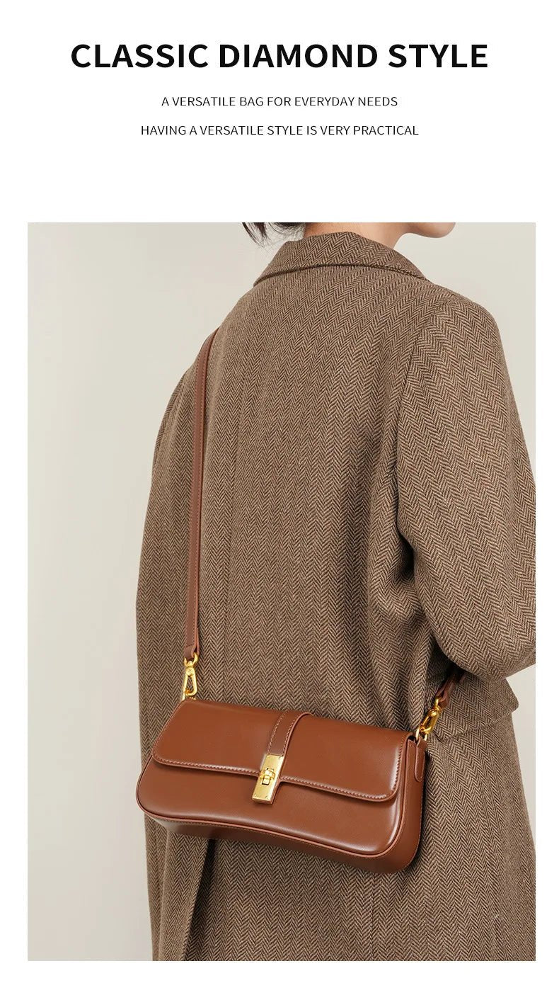 Sac Bandoulière en Cuir Femme "La Gracieuse" - Restaur Cuirs