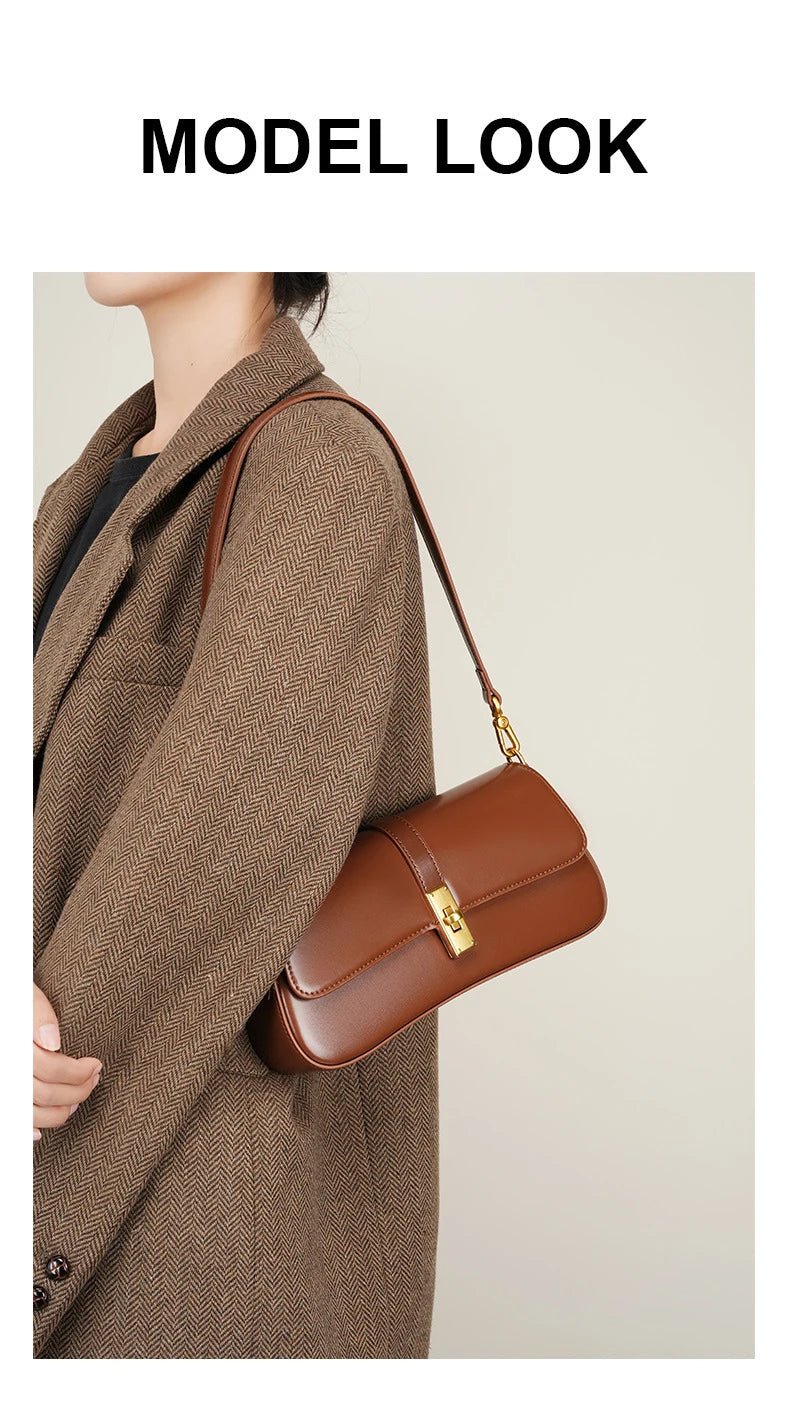 Sac Bandoulière en Cuir Femme "La Gracieuse" - Restaur Cuirs