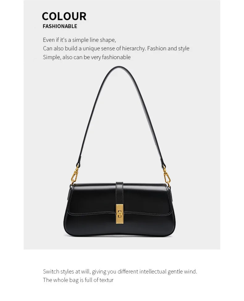 Sac Bandoulière en Cuir Femme "La Gracieuse" - Restaur Cuirs