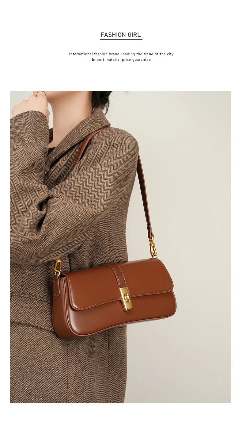 Sac Bandoulière en Cuir Femme "La Gracieuse" - Restaur Cuirs