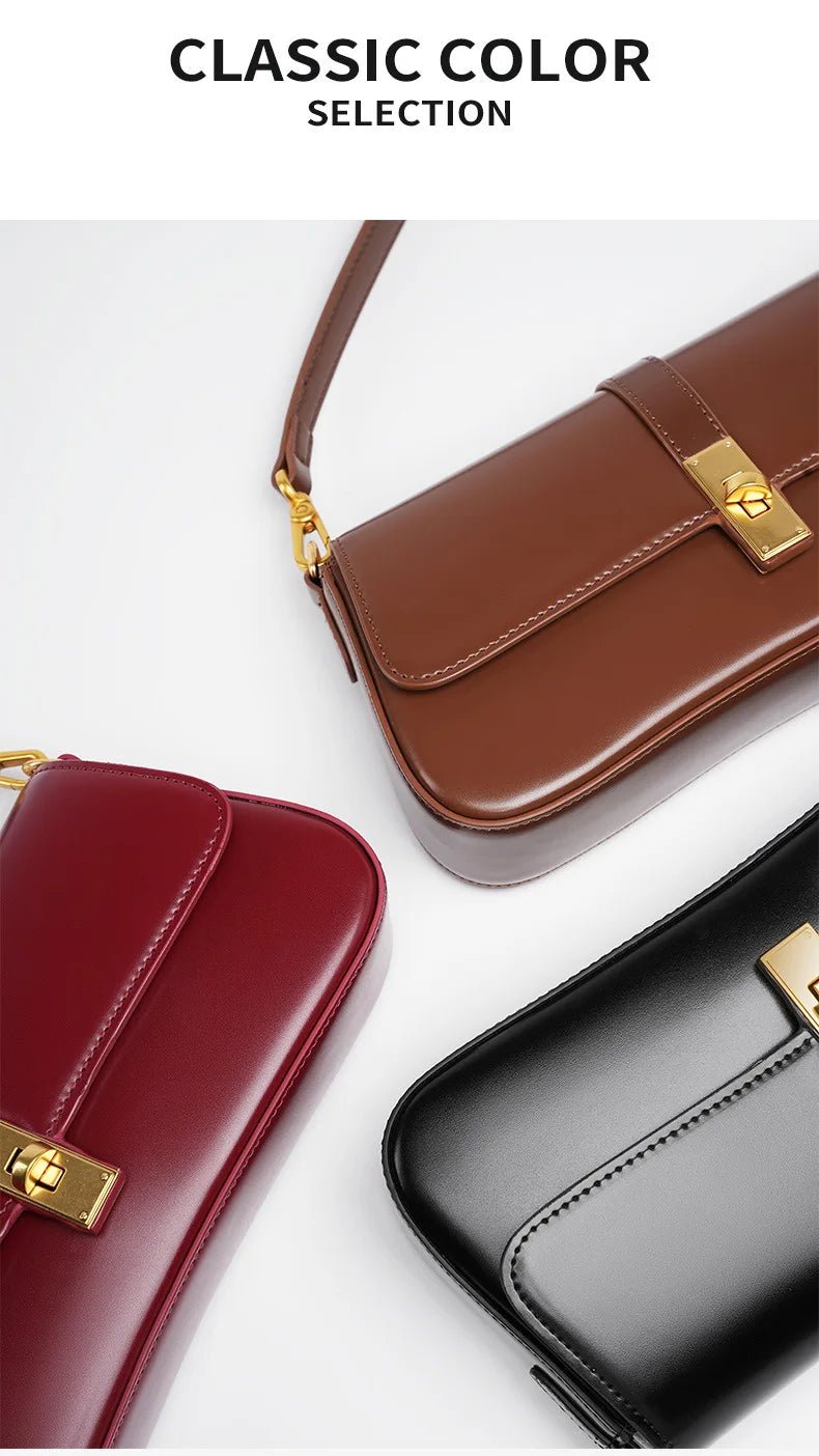 Sac Bandoulière en Cuir Femme "La Gracieuse" - Restaur Cuirs