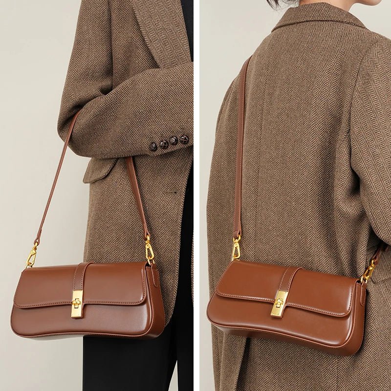 Sac Bandoulière en Cuir Femme "La Gracieuse" - Restaur Cuirs