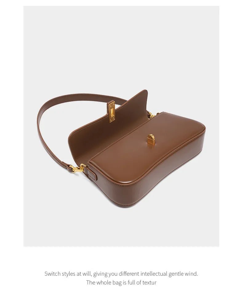 Sac Bandoulière en Cuir Femme "La Gracieuse" - Restaur Cuirs