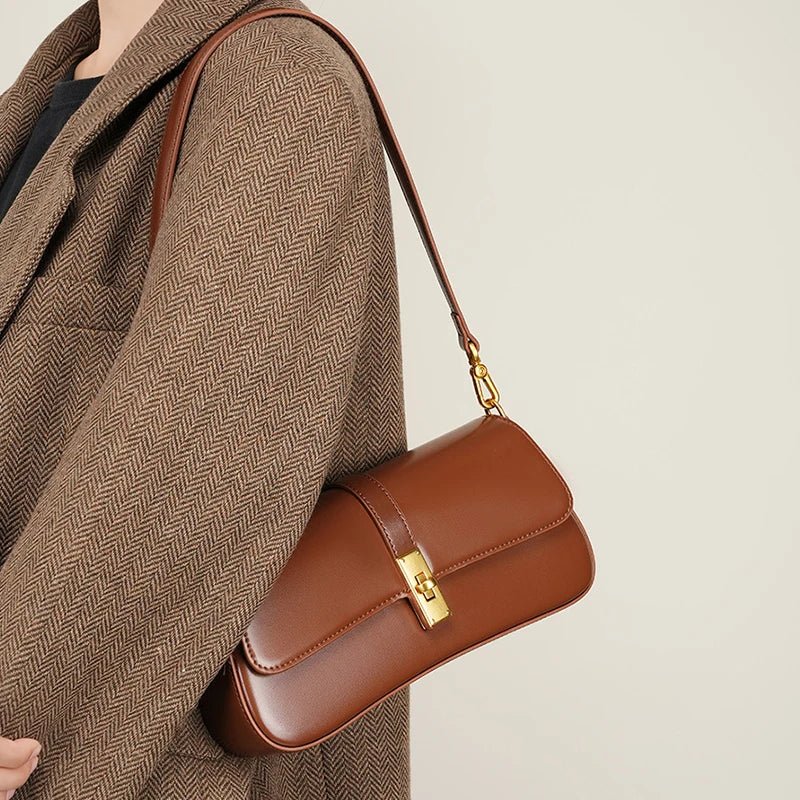 Sac Bandoulière en Cuir Femme "La Gracieuse" - Restaur Cuirs