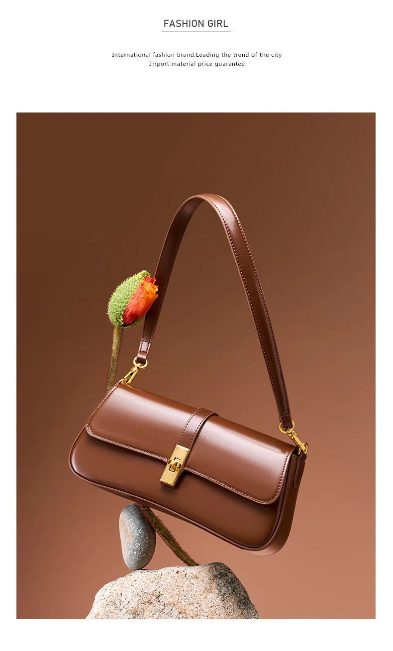Sac Bandoulière en Cuir Femme "La Gracieuse" - Restaur Cuirs