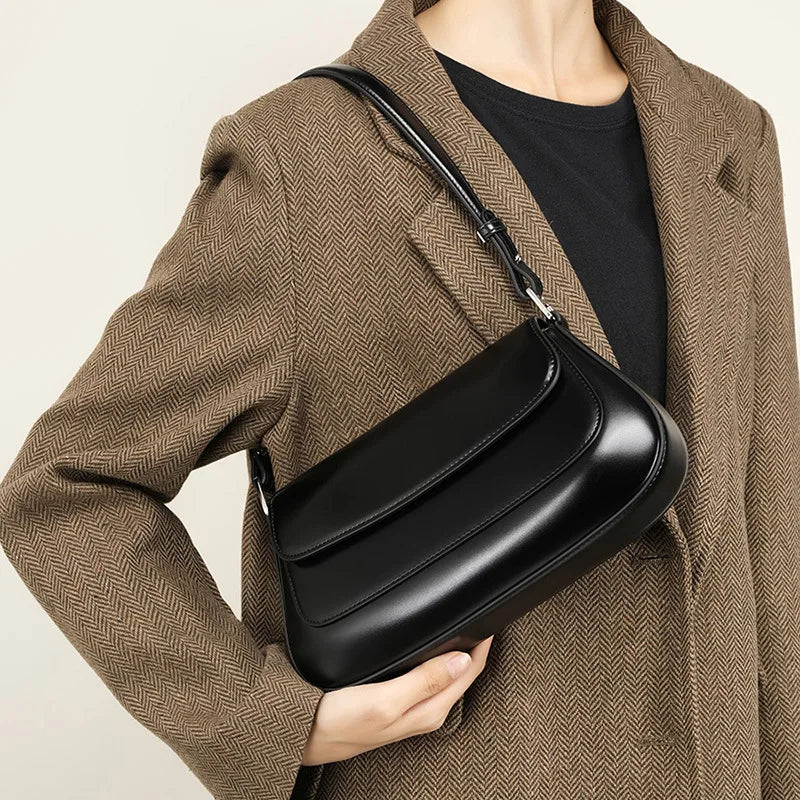 Sac Bandoulière en Cuir Femme "La Lumineuse" - Restaur Cuirs