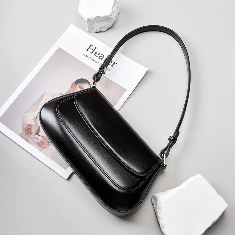 Sac Bandoulière en Cuir Femme "La Lumineuse" - Restaur Cuirs