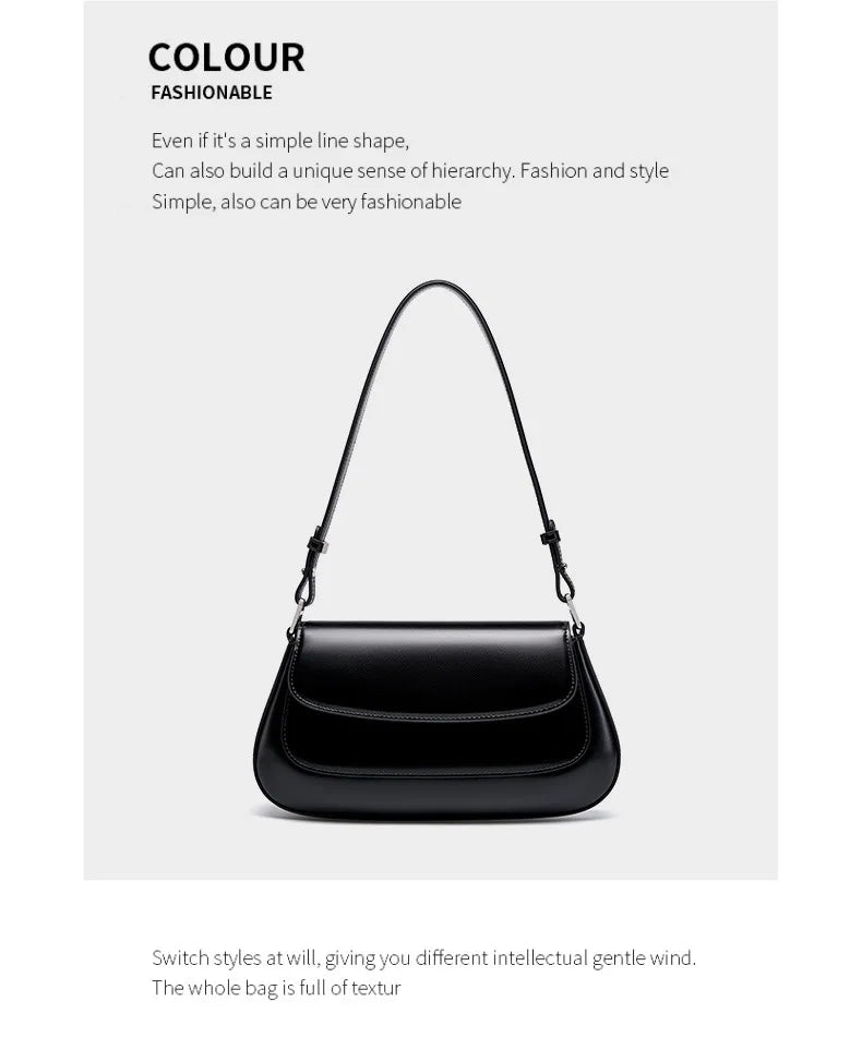 Sac Bandoulière en Cuir Femme "La Lumineuse" - Restaur Cuirs