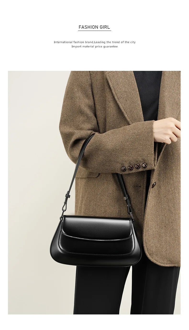 Sac Bandoulière en Cuir Femme "La Lumineuse" - Restaur Cuirs