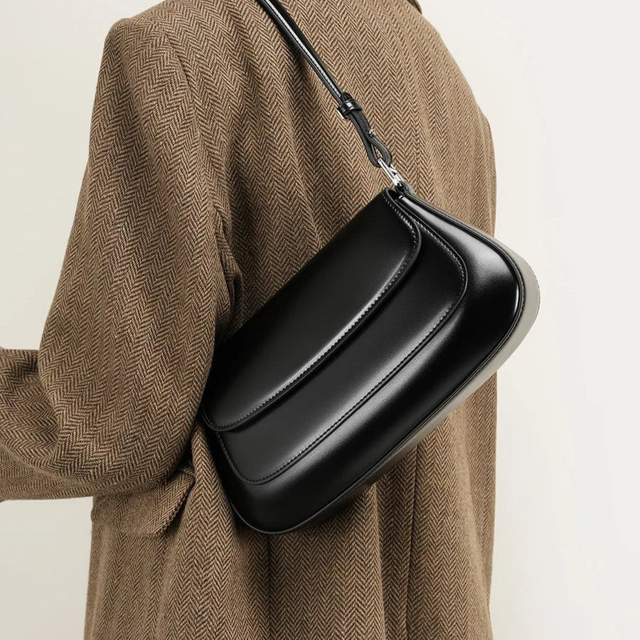 Sac Bandoulière en Cuir Femme "La Lumineuse" - Restaur Cuirs