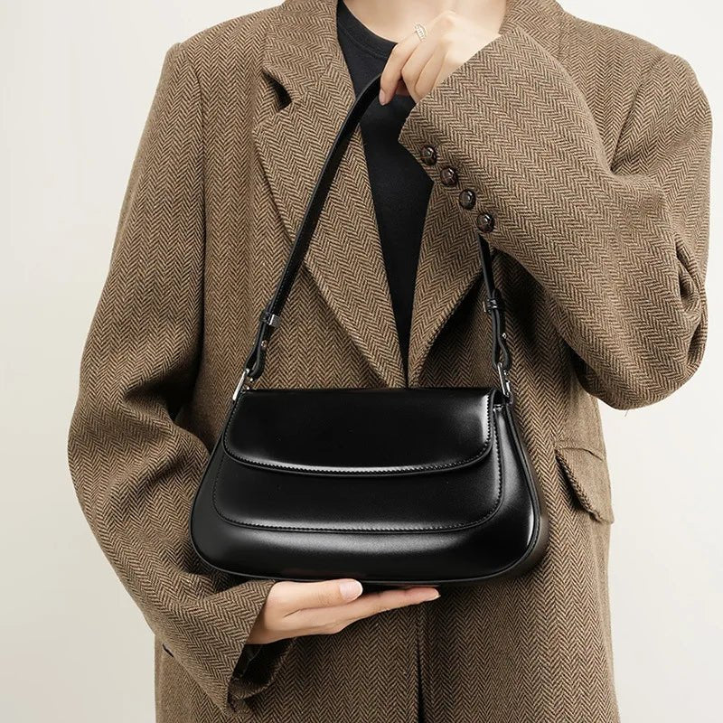 Sac Bandoulière en Cuir Femme "La Lumineuse" - Restaur Cuirs