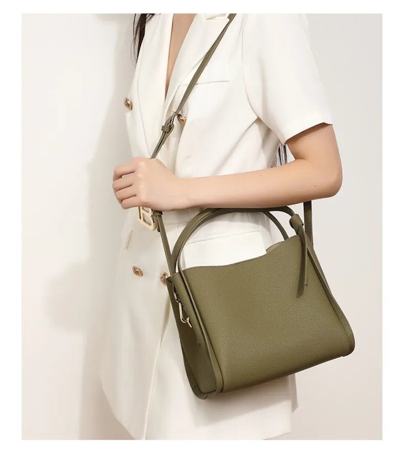 Sac Bandoulière en Cuir Femme "La Sophistiquée" - Restaur Cuirs